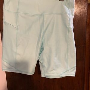 High waisted biker shorts